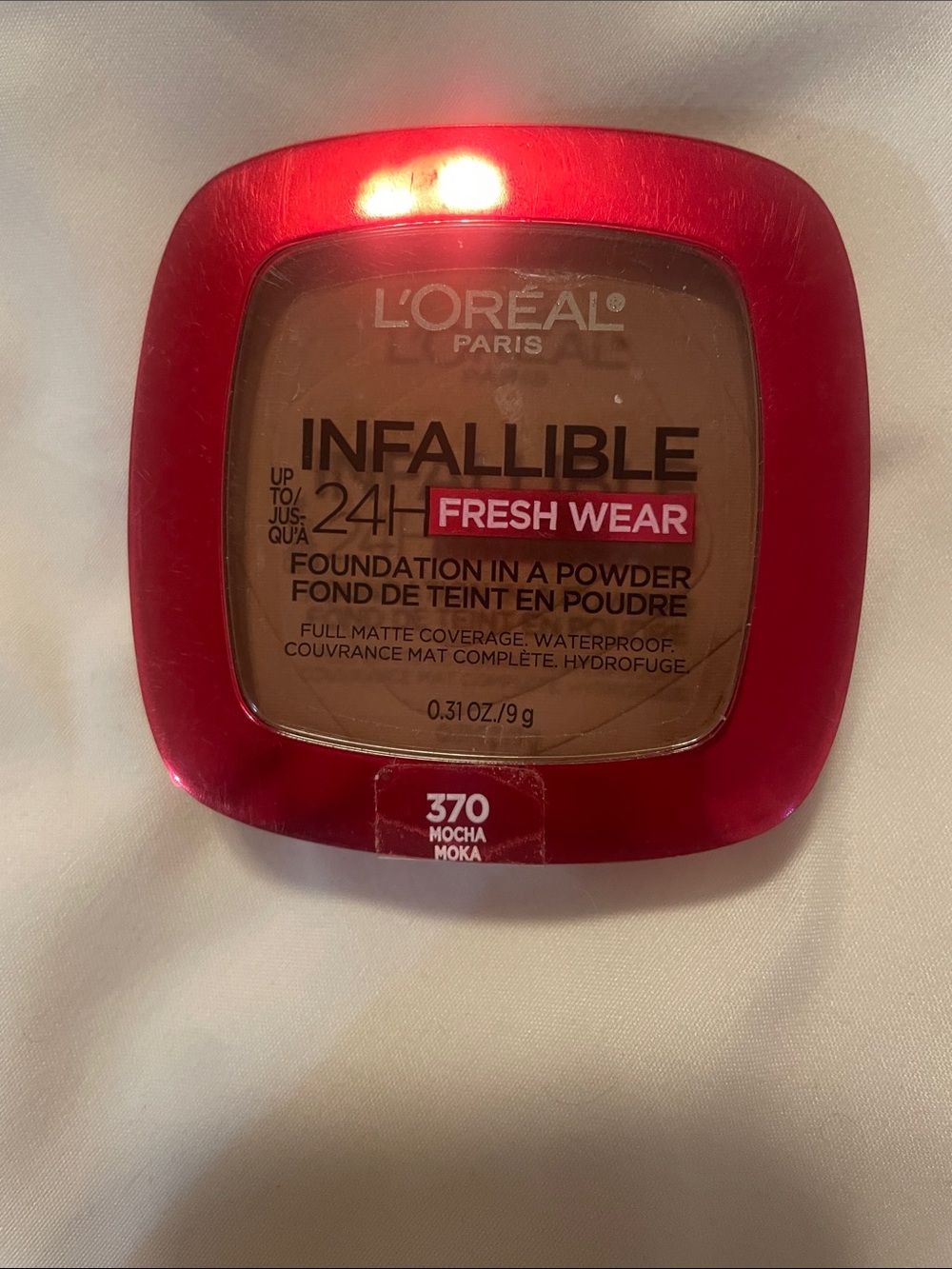 L'Oréal Infallible Fresh Wear Powder Foundation - Mocha (370)